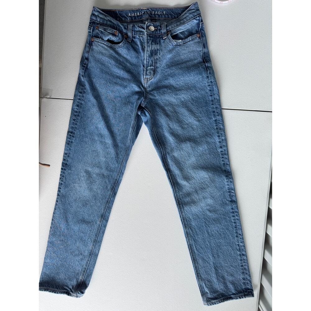 American Eagle Outfitters Super High Rise Ankle Strait 0